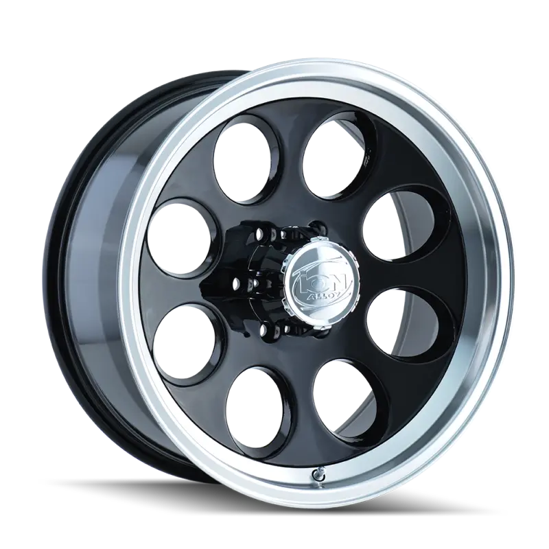 Ion Type 171 Black/Machined Wheel – 20X9 Inch, 5X139.7 Bolt Pattern, Zero Offset, 108Mm Hub Bore 1