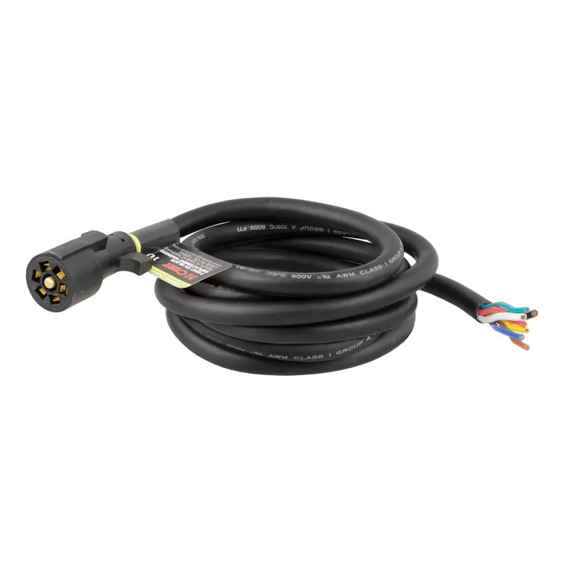 Curt 10-Foot Replacement 7-Way Rv Blade Trailer Wiring Harness 1
