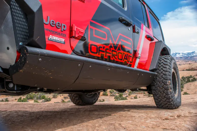 Dv8 Offroad 2018+ Jeep Wrangler Jl Boatside Sliders (4 Door Only) 1