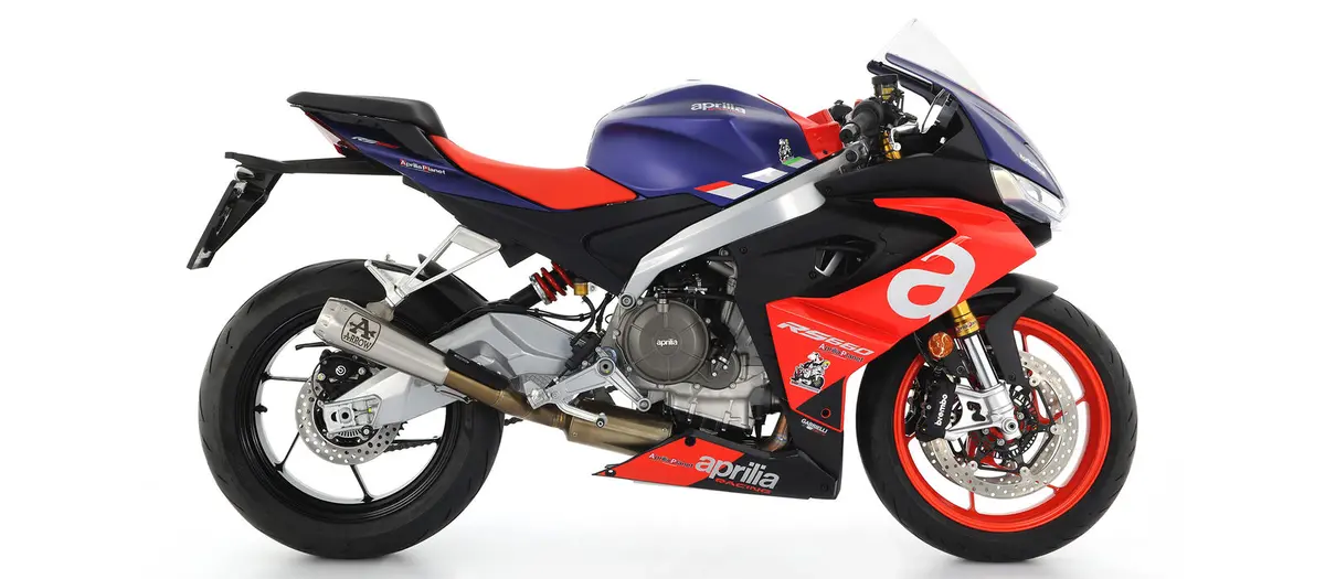 Arrow Full Titanium Evo Competition Exhaust System With Pro-Race Silencer For Aprilia Rs 660 & Tuono 660 (2021–2024) 1